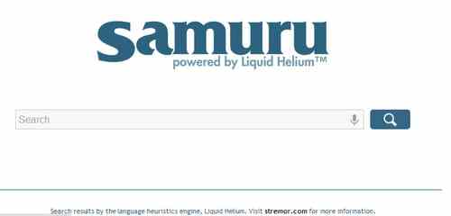Samuru - A new search engine based on advanced language heuristics