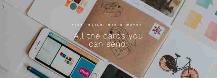 Send digitally created greeting cards with Felt